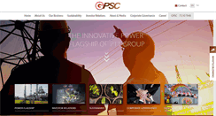 Desktop Screenshot of gpscgroup.com